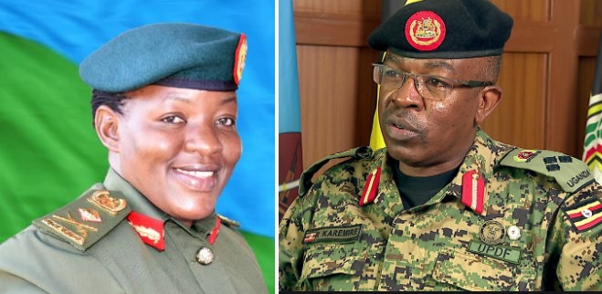 Museveni Fires  UPDF Spokesperson Brig. Gen. Karemire, Replaces Him With Brig. Gen.   Byekwaso