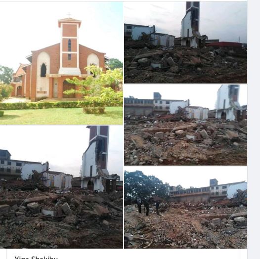Shock As St. Peter’s Church Church Ndeeba Is Demolished By Tycoon, Top Police Officers Arrested