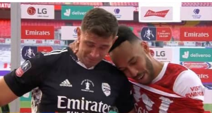 Emiliano Martinez In Tears Of Joy After FA Cup Final Win