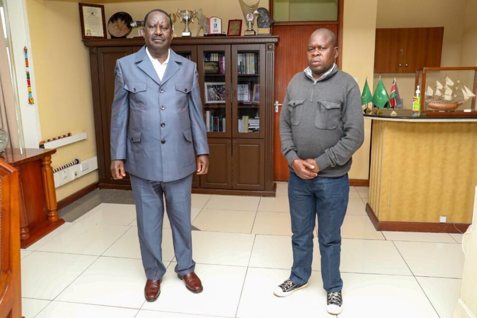 Raila Odinga Meets Boat Rider Who Helped Him Cross to Uganda, Escape Detention during Moi’s Era