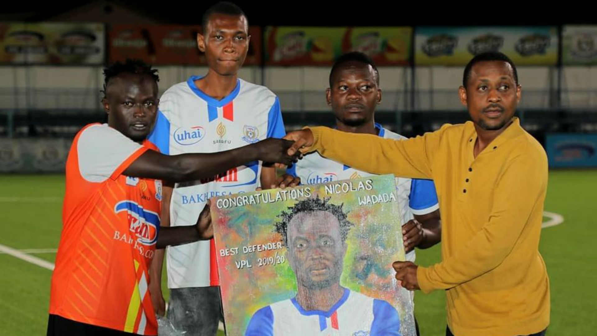 Azam FC Honours Uganda Defender,Wadada.