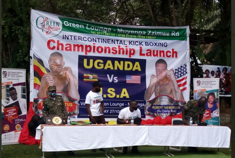 UDF Kickboxer Tugume Vows  To Knockout American Robert In Intercontinental Fight
