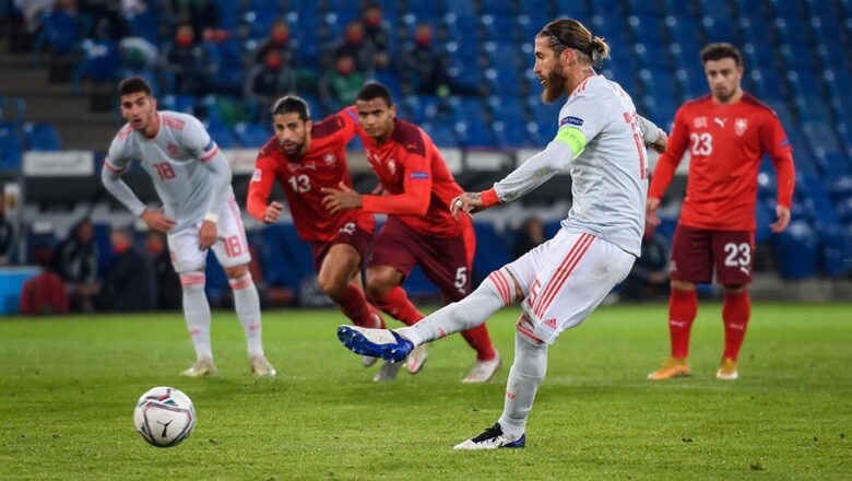 Sergio Ramos Misses Two Penalties in UEFA Nations League, Spain Held to 1-1 Draw by Switzerland