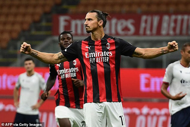 Milan star forward Zlatan Ibrahimovic shrugs off positive COVID-19 test