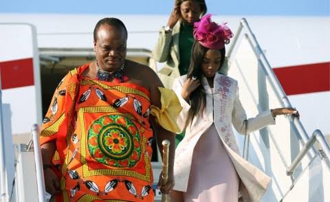 King Mswati III Flees Country As Chaos Rock Nation In Demand For Democracy, Multi-Party system Banned Since 1973
