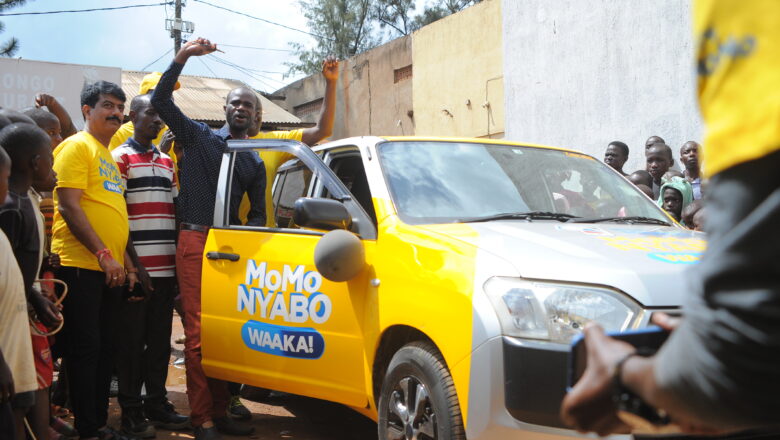 Tears of joy as MTN MoMo Nyabo Second Winners receive Toyota Succeed Car, more cars to be awarded every Thursday.