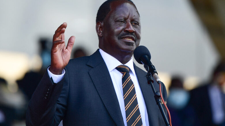 Raila Odinga and his failed attempt coup.
