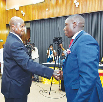 MP Nsereko, Museveni signs his controversial Computer Misuse Bill.