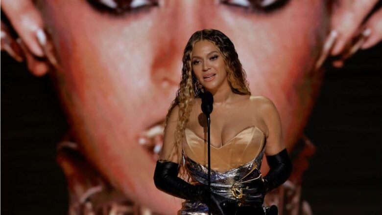 Beyoncé becomes the biggest winner in Grammy Awards history.