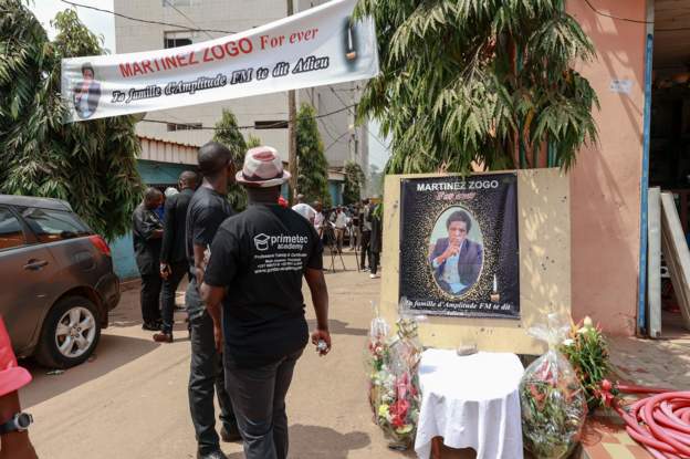 Suspects arrested over murder of journalist outside radio station.