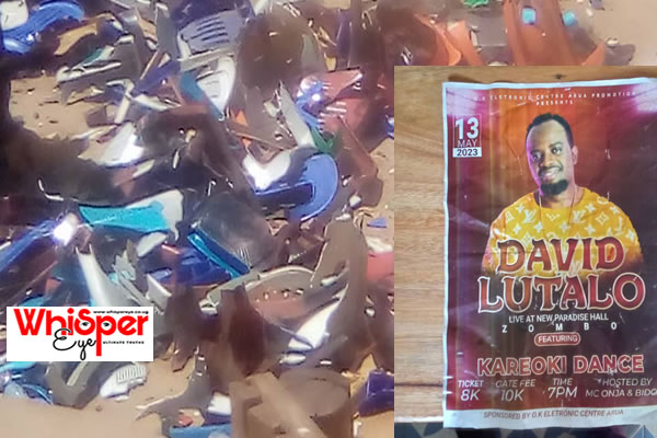 Confusion erupts in Arua city after musician Lutalo fails to show up.