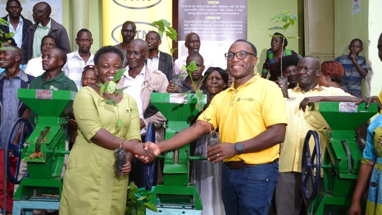 MTN Foundation boosts Kalaa Mugosi Women Empowerment Ltd with coffeeprocessing equipment to propel community development.