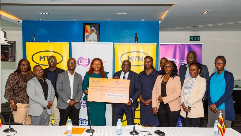 MTN Uganda announces UGX 42.5 billion contribution to UCC’s Universal Serviceand Access Fund