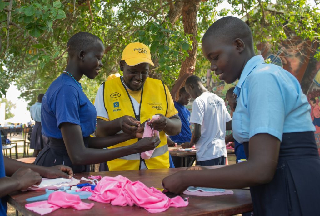 MTN Uganda staff, partners Enhances digital tools and infrastructure to AriwaSecondary School in “30 Days of Y’ello Care” Campaign